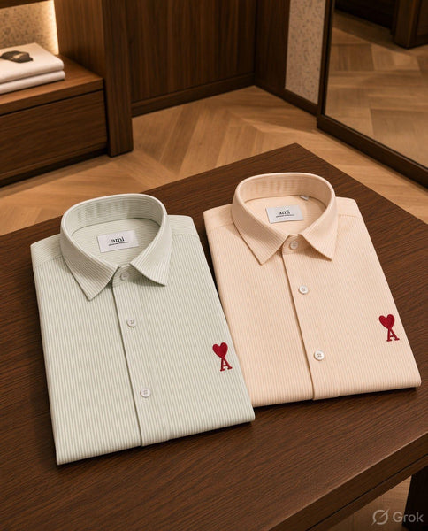 Premium Striped Button-Down Shirts – Stylish Formal & Smart Wear