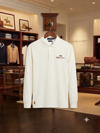 Men’s Premium Long-Sleeve Polo T-Shirt Collection