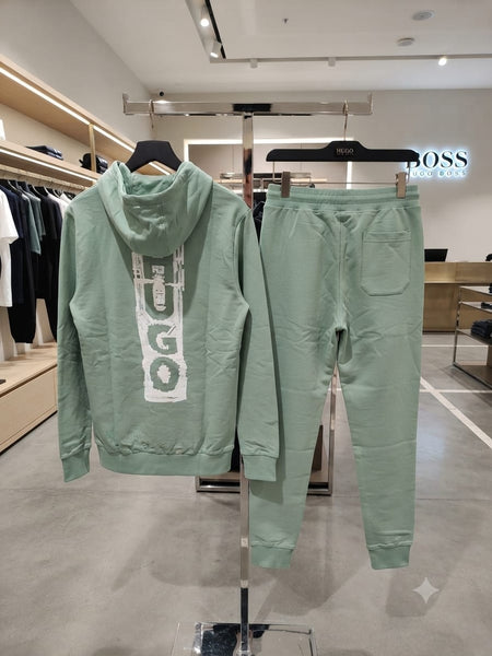Mint Green Lounge Set with Bold Back Graphic