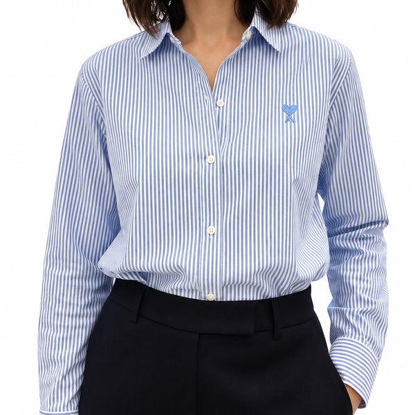Blue Striped Button-Down Shirt – Classic Everyday Essential