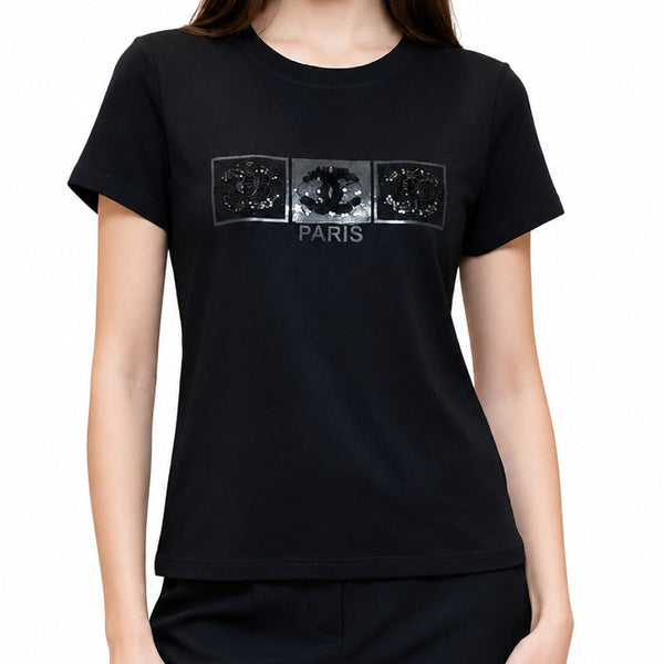 Luxury Premium Women Graphic Crew Neck T-Shirt – High-End Premium Quality Casual Wear