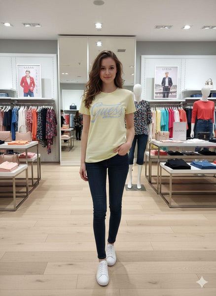 Luxury Premium Women’s Printed Crew Neck T-Shirt – High-End Premium Quality Casual Wear