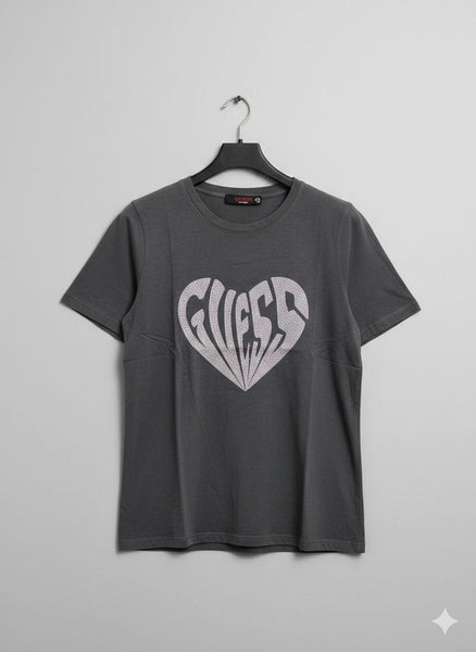 Luxury Premium Women’s Printed Crew Neck T-Shirt – High-End Premium Quality Casual Wear