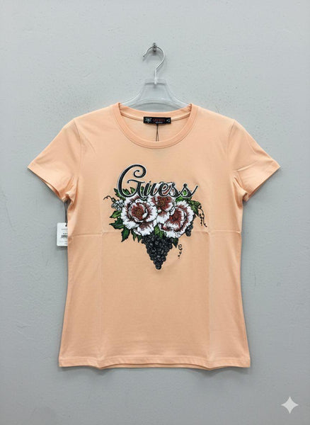 Luxury Premium Women’s Printed Crew Neck T-Shirt – High-End Premium Quality Casual Wear