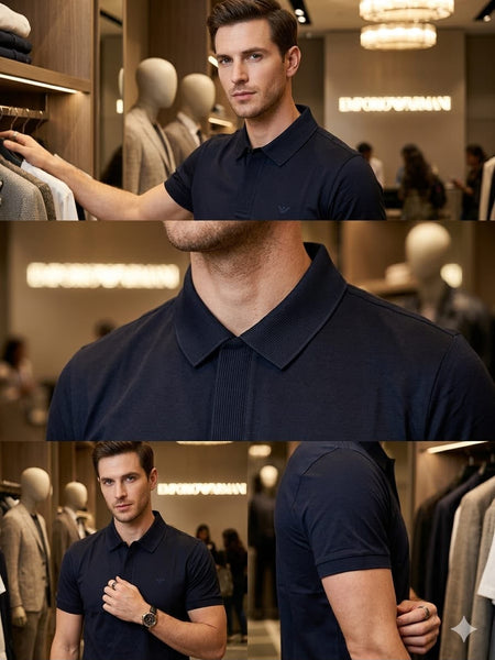 Luxury Authentic Quality Polo Tees – Premium Color in Regular Fit
