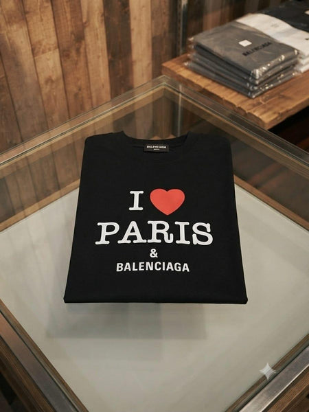 Men Graphic Sweatshirt | Premium Black Long-Sleeve Graphic Tee with Heart Print