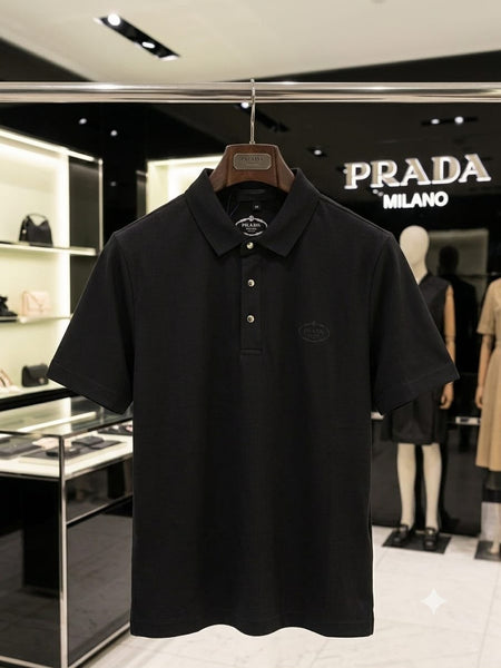 Premium Premium Quality Stichless Tees – Classic Black Polo