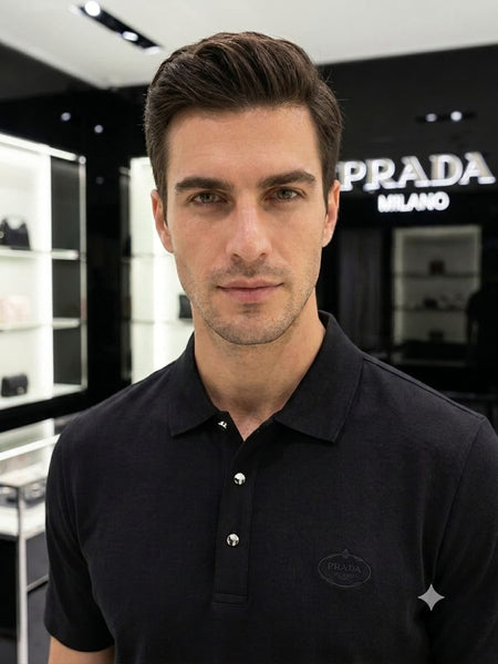 Premium Premium Quality Stichless Tees – Classic Black Polo