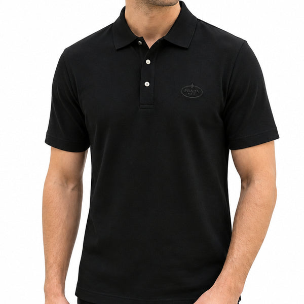 Premium Premium Quality Stichless Tees – Classic Black Polo