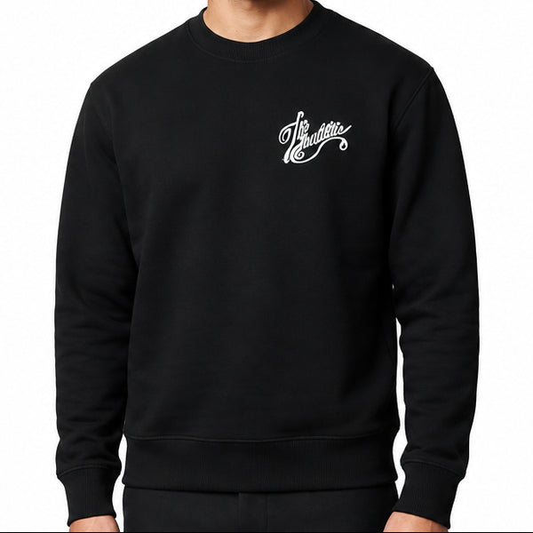 Premium Authentic Quality Sweatshirts – Black with Signature Graphic
