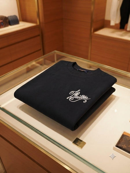 Premium Authentic Quality Sweatshirts – Black with Signature Graphic