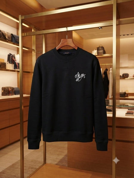 Premium Authentic Quality Sweatshirts – Black with Signature Graphic