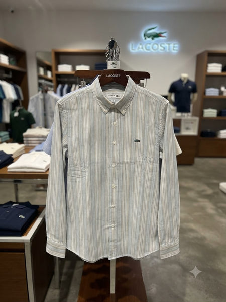 Men Premium Top Notch Quality Shirts – Light Blue Striped Button-Down