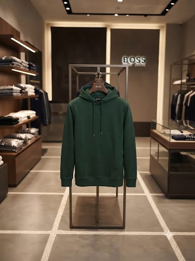 Premium Quality Hoodie Collection – Forest Green Graphic