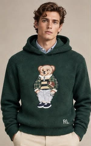 Premium Knitted Pullover with Hoodie – Five Colours in Regular Fit