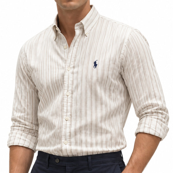 Premium Striped Button-Down Shirt – Classic Everyday Essential