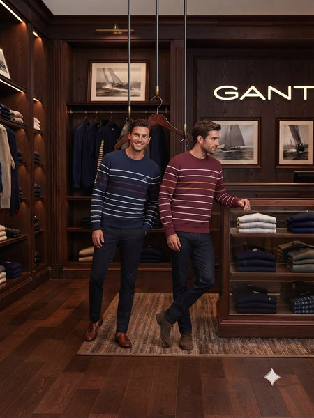Premium Quality Striped Pullover Sweater
