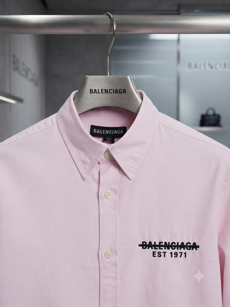 Premium Pink Shirt – Luxury Embroidered Look