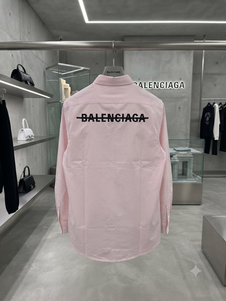 Premium Pink Shirt – Luxury Embroidered Look