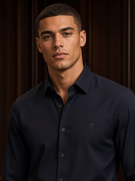 Premium Quality Regular Fit Shirts with Elegant Embroidery Logo on Front