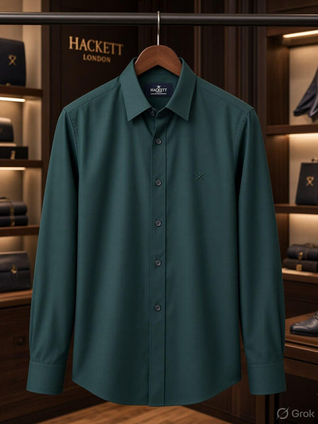 Premium Quality Regular Fit Shirts with Elegant Embroidery Logo on Front