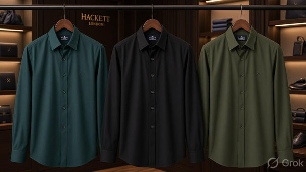 Premium Quality Regular Fit Shirts with Elegant Embroidery Logo on Front