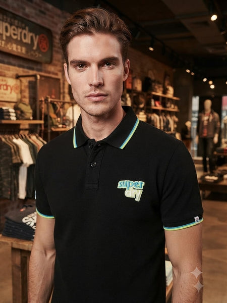 Premium Quality Polo Shirts with Elegant Embroidery Logo on Front