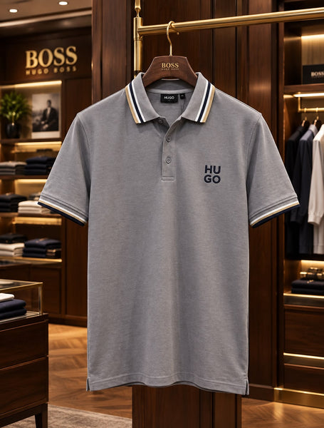 Premium Quality Polo Shirts with Elegant Embroidery Logo on Front