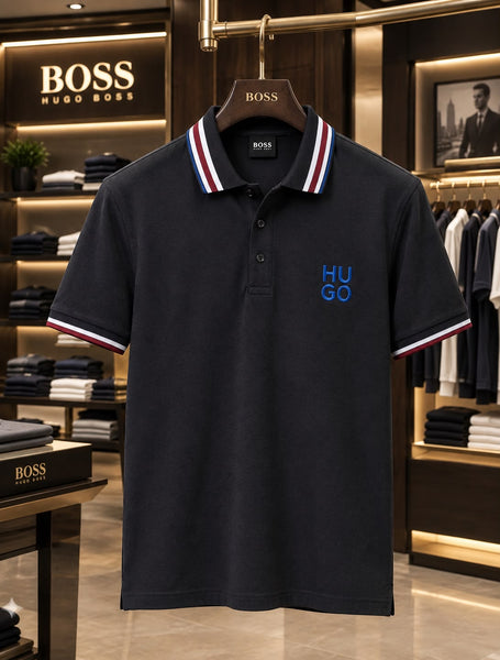 Premium Quality Polo Shirts with Elegant Embroidery Logo on Front