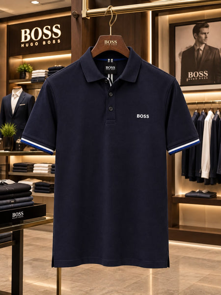 Premium Quality Polo Shirts with Elegant Embroidery Logo on Front