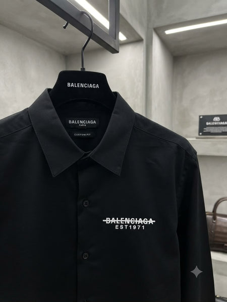 Premium Quality Embroidery Logo on Pocket Shirts Available Now – Luxury Solid Black Collection in High-End Regular Fit
