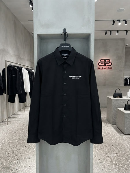 Premium Quality Embroidery Logo on Pocket Shirts Available Now – Luxury Solid Black Collection in High-End Regular Fit