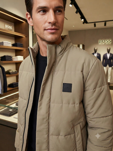 High End Quality Puffer Jacket Available Now – Luxury Beige Quilted Collection in Premium Soft Finish