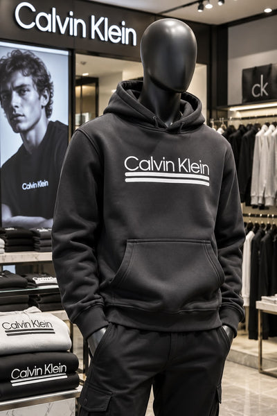 High-End Quality Premium Big-Size Hoodies Available Now – Luxury Black Collection with Bold Front Logo in Soft Oversized Fit