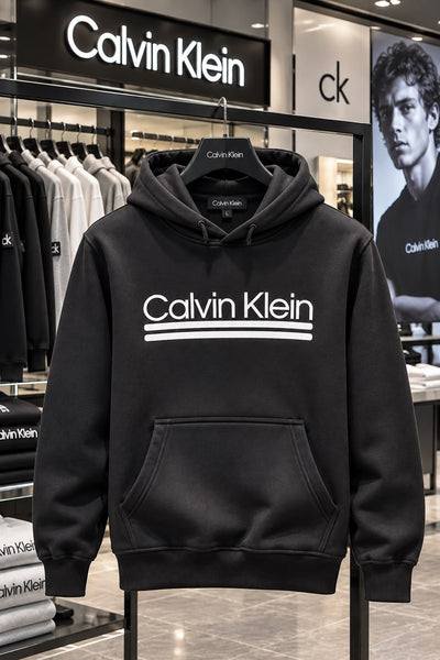 High-End Quality Premium Big-Size Hoodies Available Now – Luxury Black Collection with Bold Front Logo in Soft Oversized Fit