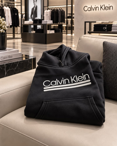 High-End Quality Premium Big-Size Hoodies Available Now – Luxury Black Collection with Bold Front Logo in Soft Oversized Fit