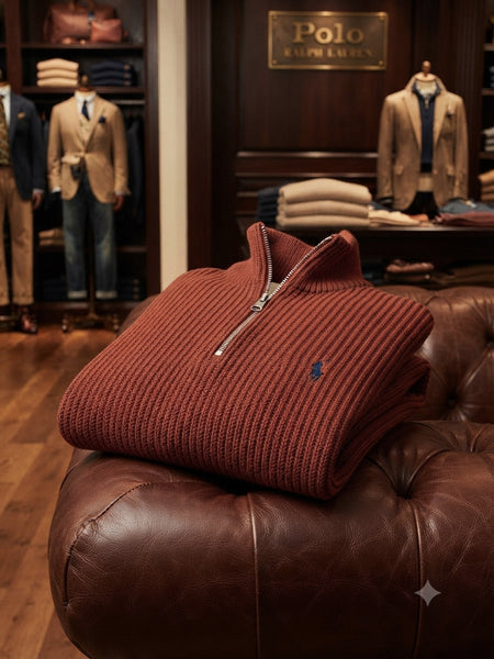 Imported Exclusive High End Quality Quarter Zipper Pullovers Available Now – Luxury Ribbed Knit Collection in Soft Premium Finish