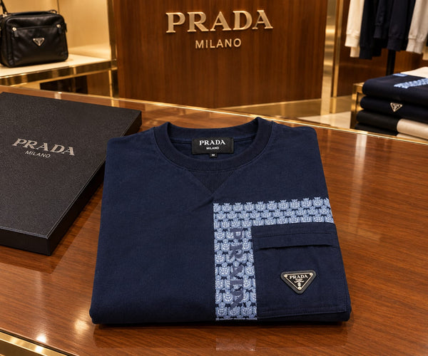 Imported Exclusive High End Quality Regular Fit Sweatshirts Available Now – Luxury Navy Collection with Contrast Pocket Detail in Soft Premium Finish
