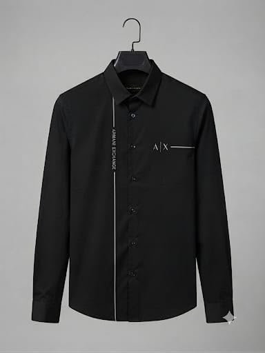 Premium Black Long Sleeve Button-Down Shirt