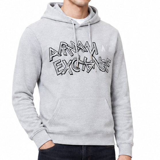 Premium Light Grey Hoodie with Graphic Detail