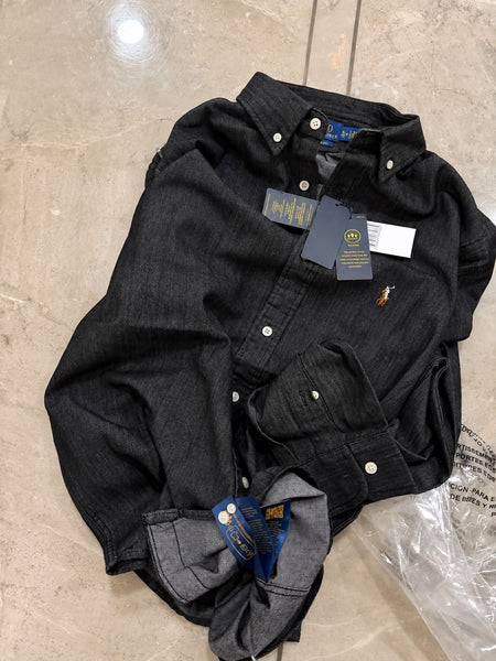 Premium Exclusive High-End Quality Soft Chambray Denim Button-Down Shirt
