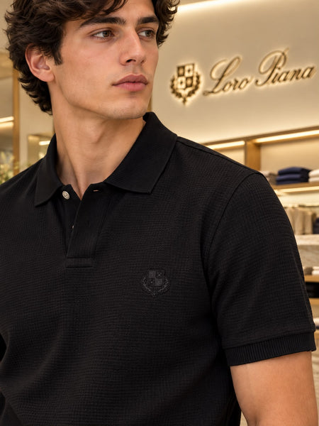Premium Exclusive High-End Authentic Quality Textured Polo Tee