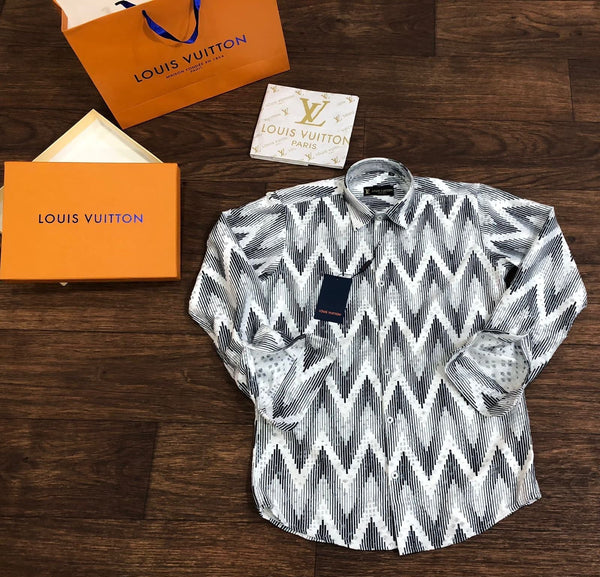 Premium Exclusive High-End Quality Geometric Print Regular Fit Shirt