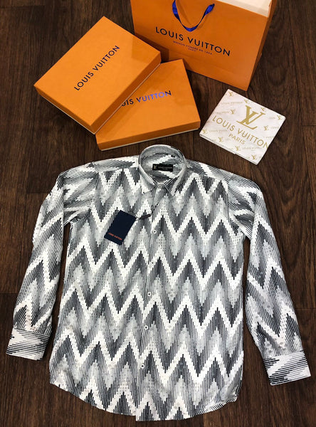 Premium Exclusive High-End Quality Geometric Print Regular Fit Shirt