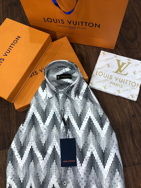 Premium Exclusive High-End Quality Geometric Print Regular Fit Shirt
