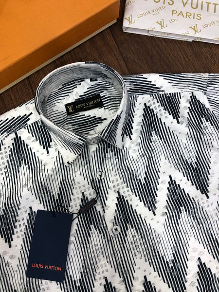 Premium Exclusive High-End Quality Geometric Print Regular Fit Shirt