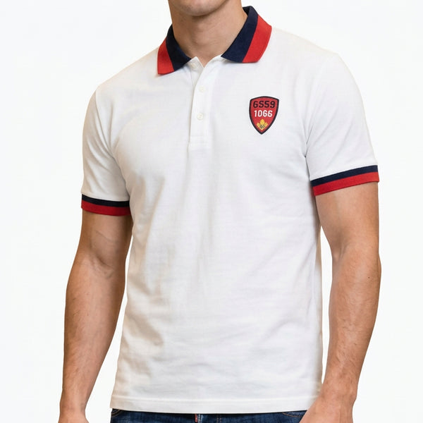 Premium Exclusive High-End Quality Contrast Collar Short Sleeve Polo T-Shirt