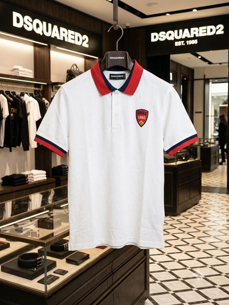 Premium Exclusive High-End Quality Contrast Collar Short Sleeve Polo T-Shirt