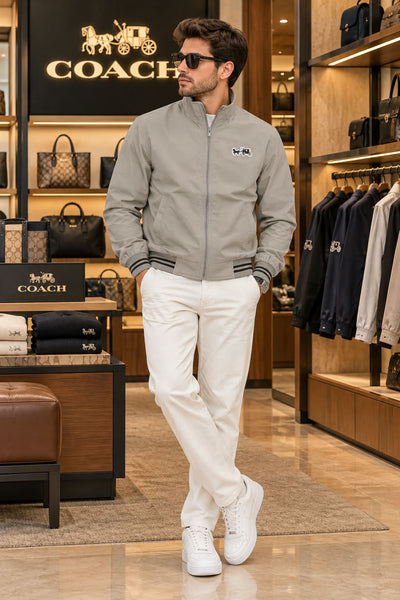 Premium Exclusive High-End Quality Lightweight Full-Zip Bomber Jacket