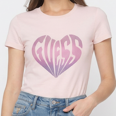 Premium Exclusive High-End Quality Oversized Rhinestone Graphic Tee